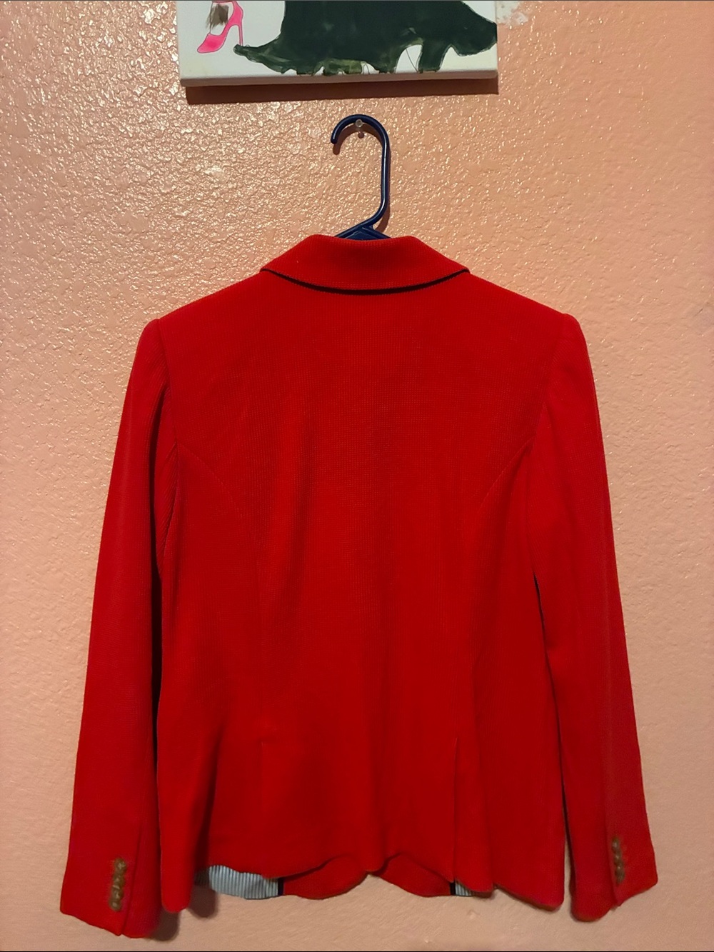 COURT & ROWE Bright Red Single-Button Blazer - Picture 9 of 10